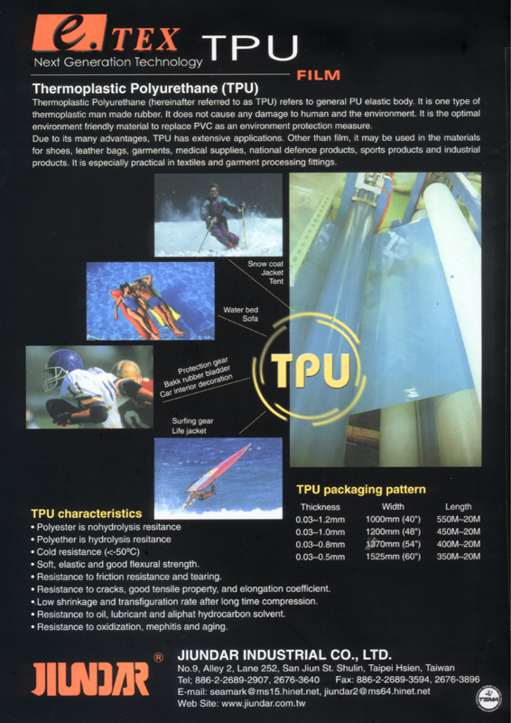 JIUNDAR INDUSTRIAL CO., LTD.                      