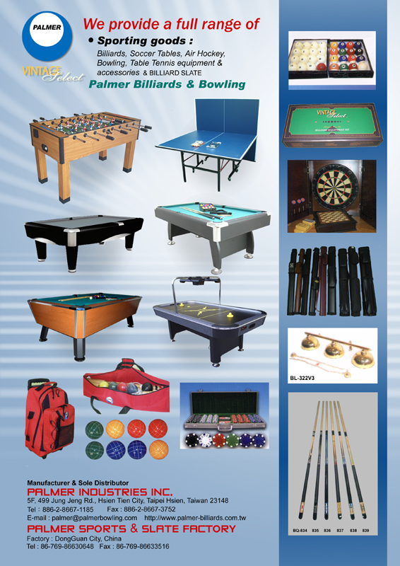 PALMER INDUSTRIES INC.                            