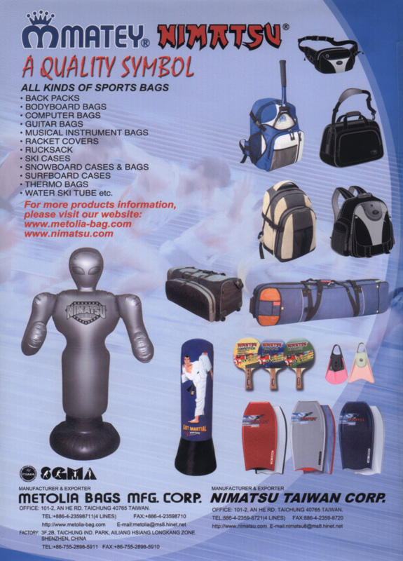 METOLIA BAGS MFG. CORP.                           